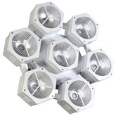 Citronic CosmoPAR-LE RGBW COB PAR Light White 7 x 40W LEDs with Retro Styling
